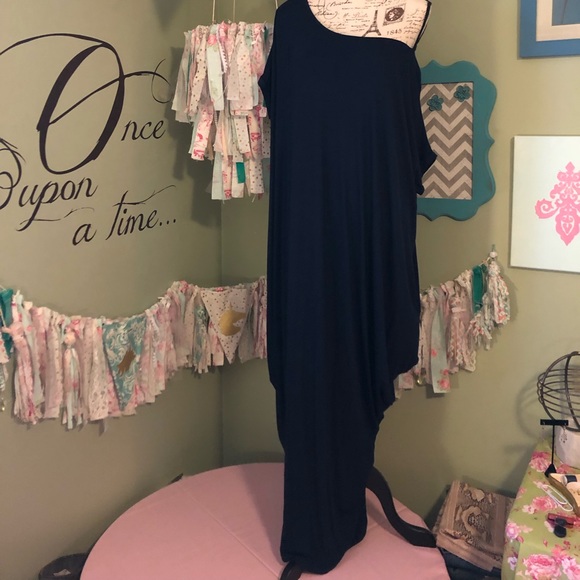 Four Girlz Annabelle Dress in Navy main image 1